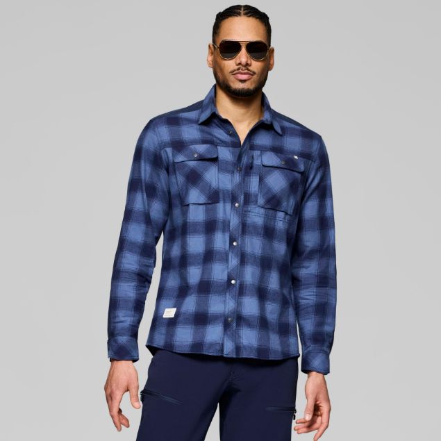 Norrøna Femund Flannel Shirt Navy Blazer