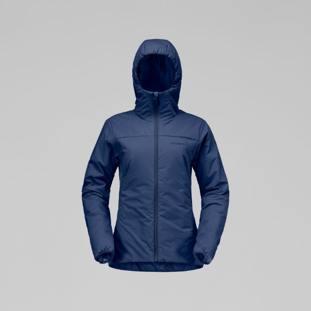 Norrøna Femund Thermo60 Zip Hood Womens Indigo Night