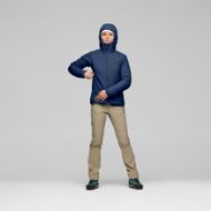 Norrøna Femund Thermo60 Zip Hood Womens Indigo Night