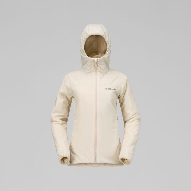 Norrøna Femund Thermo60 Zip Hood Womens Oatmeal