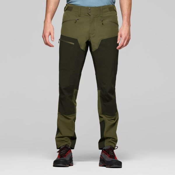 Norrøna Femund Cotton Flex1 Light Pants Olive Night/Rosin