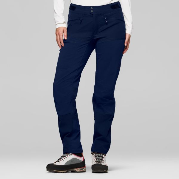 Norrøna Femund Cotton Flex1 Light Pants Womens Navy Blazer