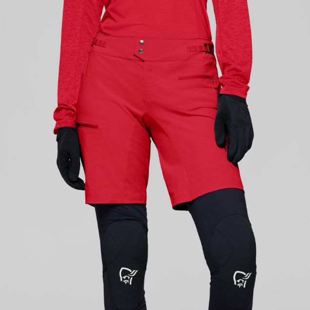 Norrøna Fjørå Flex1 Light Shorts Womens Aura Orange