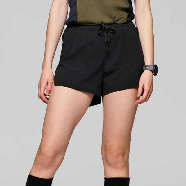 Norrøna Senja Flex1 4" Shorts Womens Caviar Black
