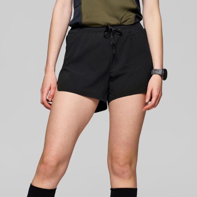 Norrøna Senja Flex1 4" Shorts Womens Caviar Black