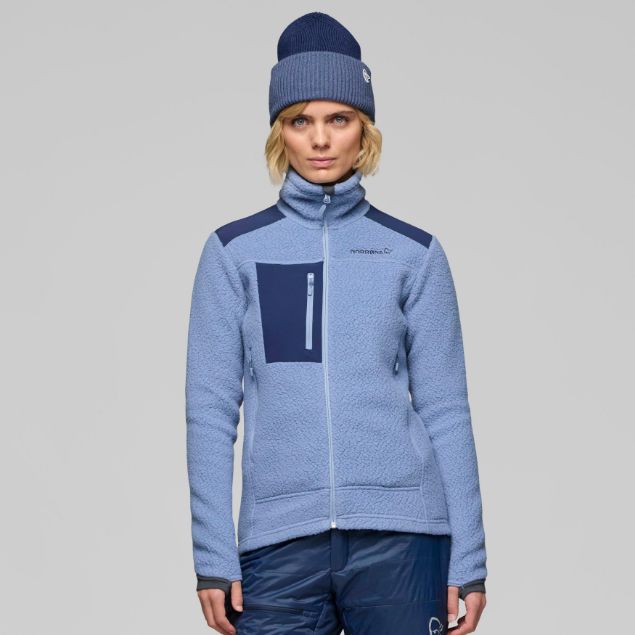 Norrøna Trollveggen Warm3 Jacket Womens Infinity