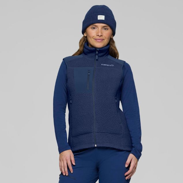 Norrøna Trollveggen Warm3 Vest Womens Indigo Night