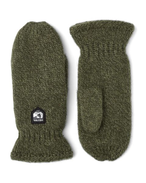 Hestra Basic Wool Mitt Olive