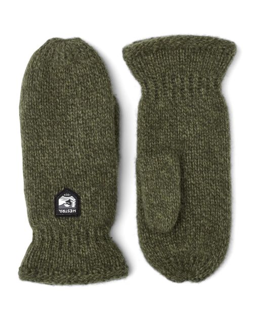 Hestra Basic Wool Mitt Olive
