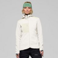 Norrøna Trollveggen Warm3 Zip Hood Womens Whisper White
