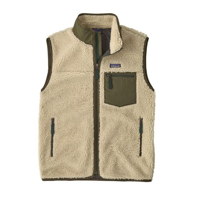 Patagonia Classic Retro-X Vest Dark Natural w/Basin Green