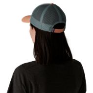 Patagonia P-6 Logo LoPro Trucker Hat White w/Peach Sherbet