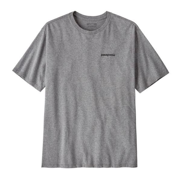 Patagonia P-6 Logo Responsibili-Tee Gravel Heather