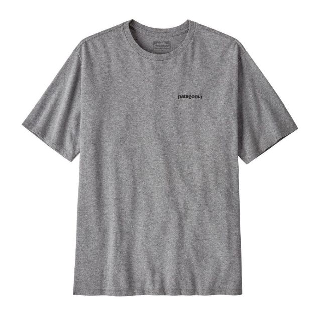 Patagonia P-6 Logo Responsibili-Tee Gravel Heather