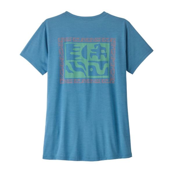 Patagonia Cap Cool Daily Shirt Mother Rays Womens Shore Blue/Light Shore Blue
