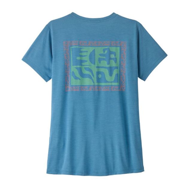 Patagonia Cap Cool Daily Shirt Mother Rays Womens Shore Blue/Light Shore Blue