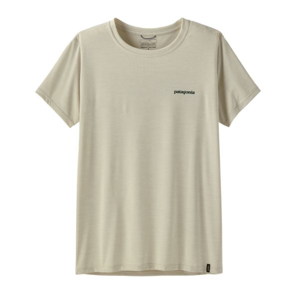 Patagonia Cap Cool Daily Shirt Boardshort Logo Womens Dyno White