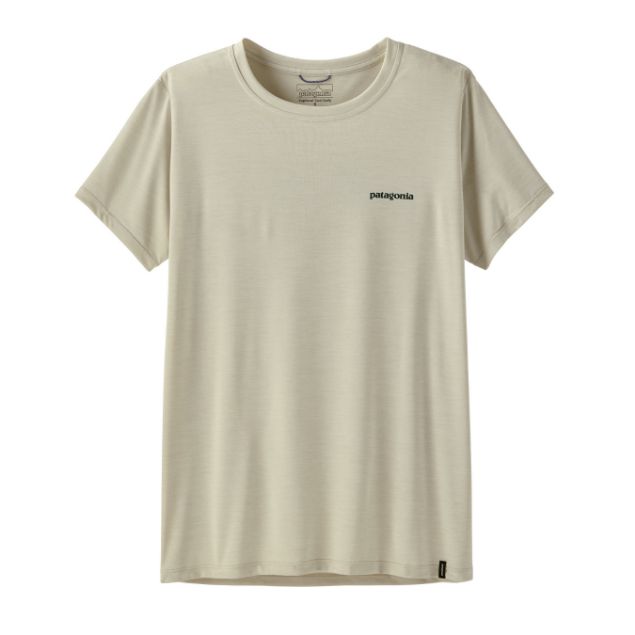 Patagonia Cap Cool Daily Shirt Boardshort Logo Womens Dyno White