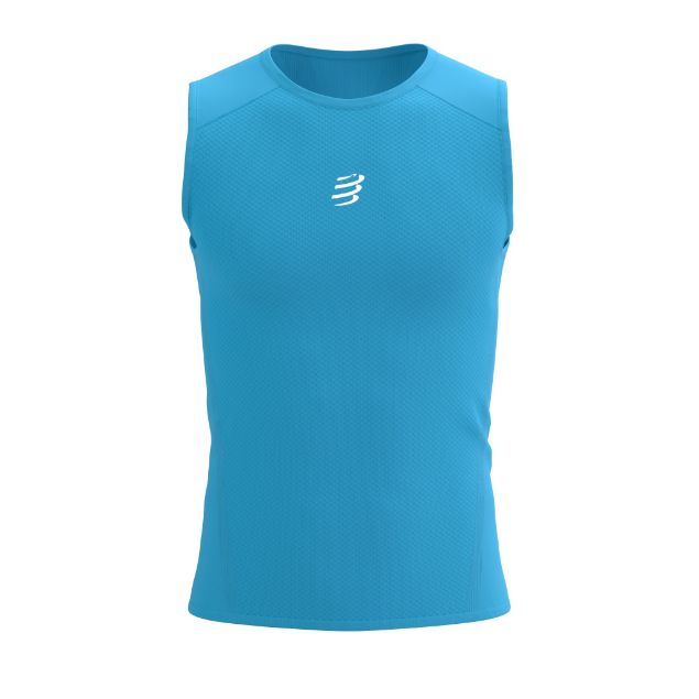 Compressport Trail Racing Tank Norse Blue