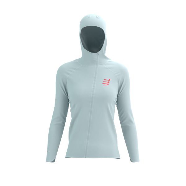 Compressport Hurricane Waterproof 10/10 Jacket Womens Grey Dawn