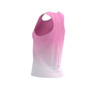 Compressport Performance Singlet Womens Begonia/White