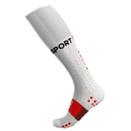 Compressport Full Socks Run White