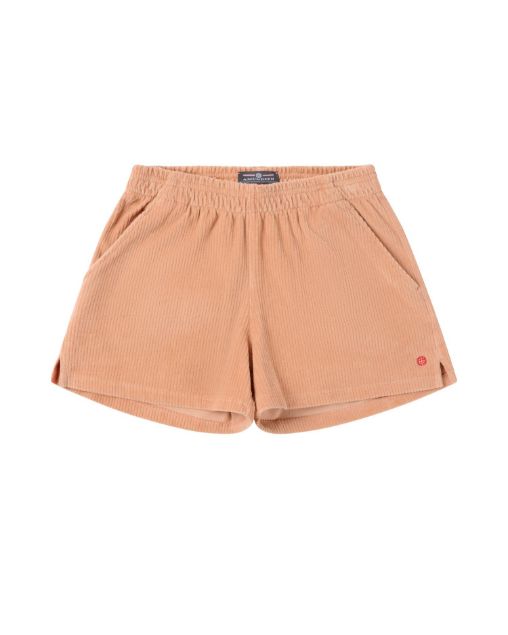 Amundsen 4Incher Comfy Cord Shorts Womens Apricot