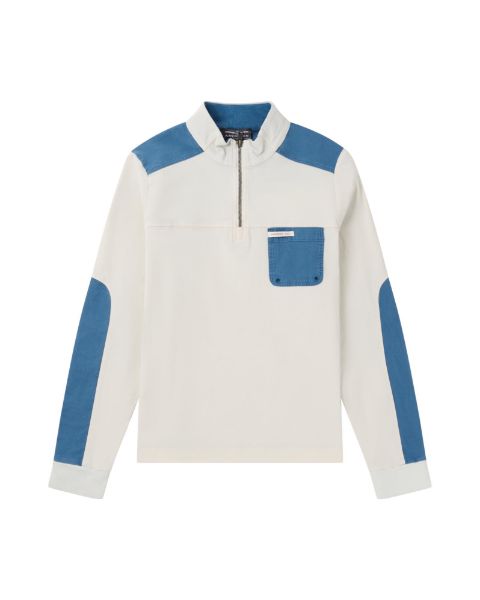 Amundsen Ditch-Hiker Pullover Womens Oatmeal/Indigo