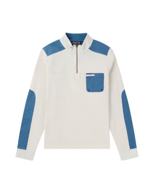 Amundsen Ditch-Hiker Pullover Womens Oatmeal/Indigo