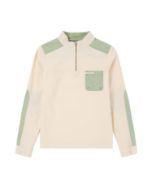 Amundsen Ditch-Hiker Pullover Womens Oatmeal/Faded Willow Green