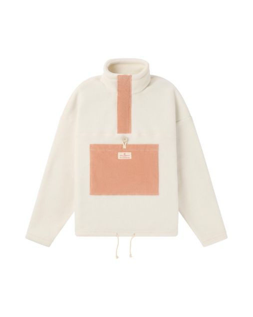 Amundsen V-Bond Cord Fleece Womens Natural/ Apricot