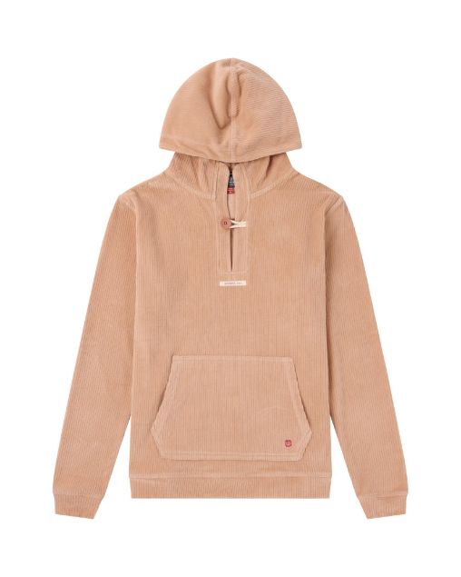 Amundsen Comfy Cord Hood Womens Apricot