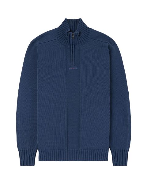 Amundsen Lascar Half Zip Denim Blue