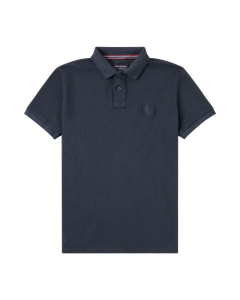 Amundsen Chukka Shirt Patch Faded Navy