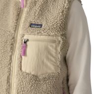 Patagonia Classic Retro-X Vest Womens Natural w/Light Violet