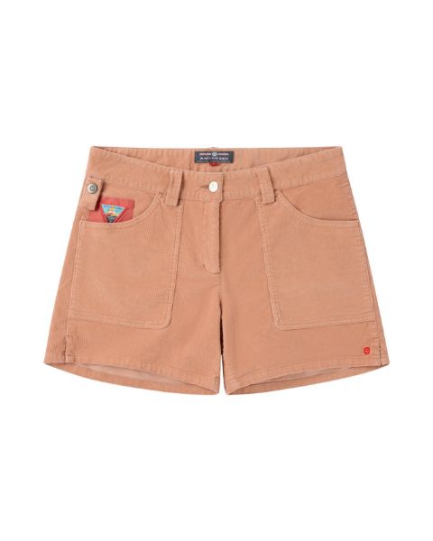 Amundsen 5Incher Cord G. Dyed Shorts Womens Apricot