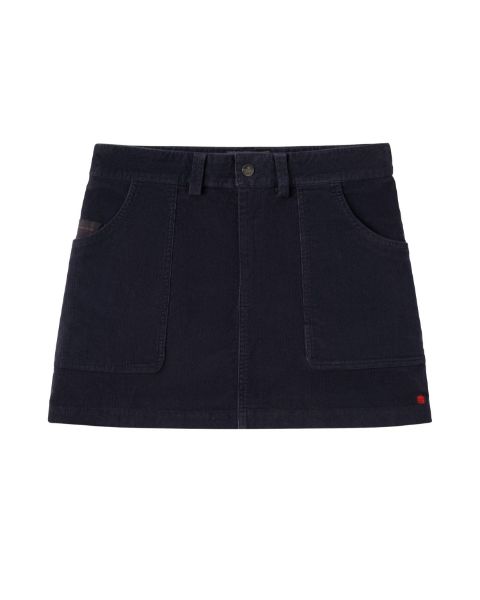 Amundsen Cord G.Dyed Skirt Womens Faded Navy