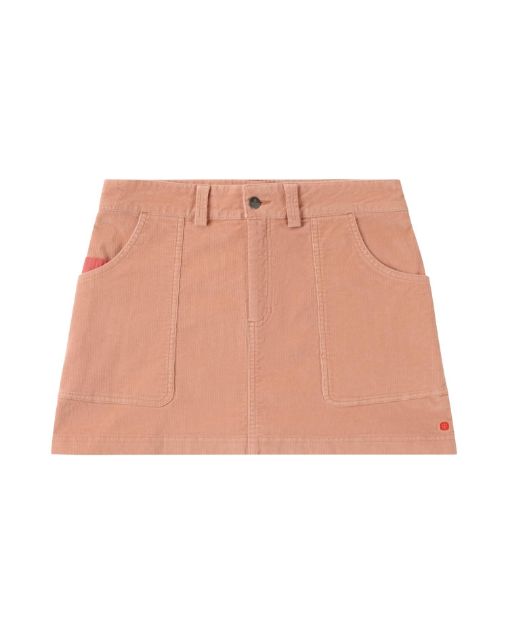 Amundsen Cord G.Dyed Skirt Womens Apricot
