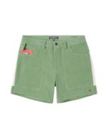 Amundsen 7Incher Cord Shorts Natural/Willow Green