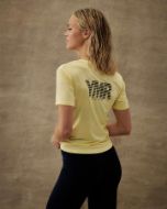Ymr Nordic Runrise T-Shirt Womens Light Yellow