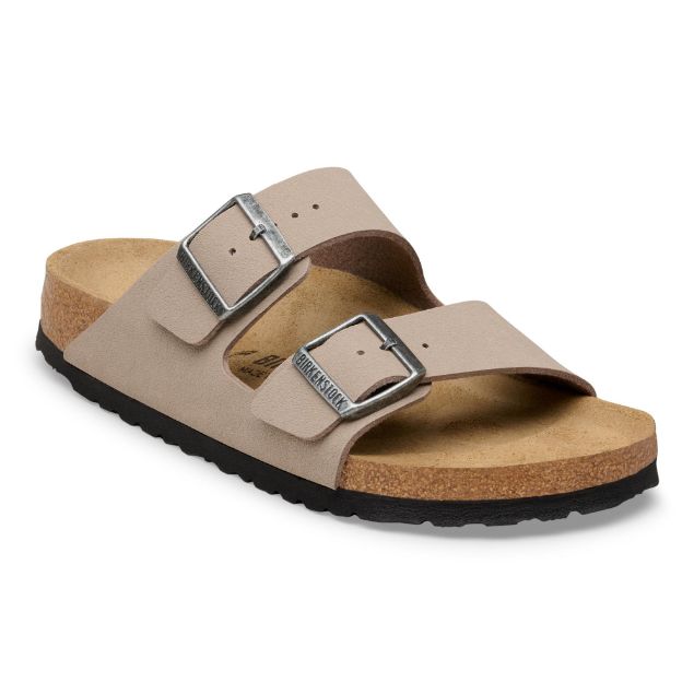 Birkenstock Arizona Birko-Flor Nubuck Regular Gray Taupe