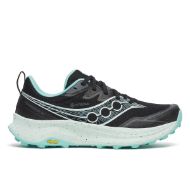 Saucony Peregrine 16 GTX Womens Black/Aqua