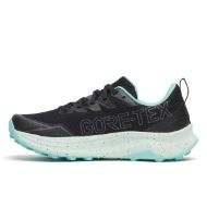 Saucony Peregrine 16 GTX Womens Black/Aqua