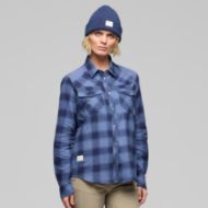 Norrøna Femund Flannel Shir Womens Navy Blazer