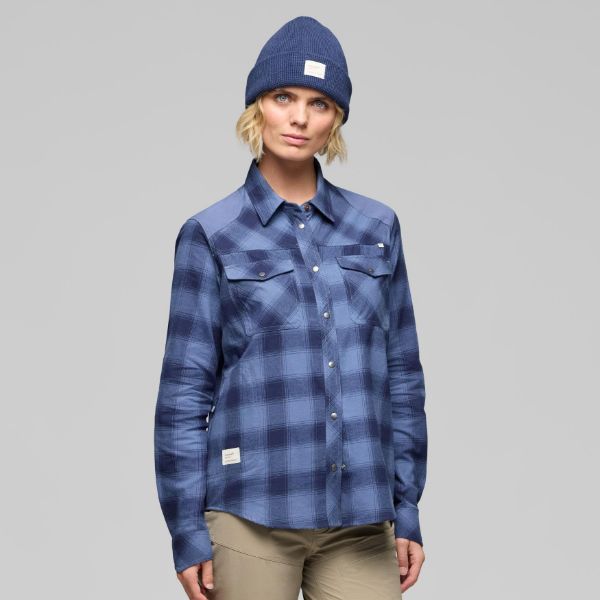 Norrøna Femund Flannel Shir Womens Navy Blazer
