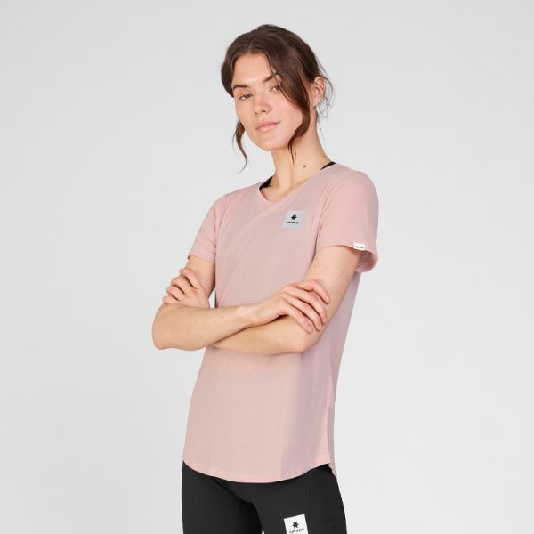 Saysky Reactive Flow T-Shirt Womens Pink Logo