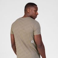 Saysky Reactive Flow T-Shirt Dark Beige Logo
