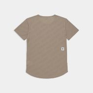Saysky Reactive Flow T-Shirt Dark Beige Logo