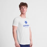 Saysky Zig Zag Flow T-Shirt White
