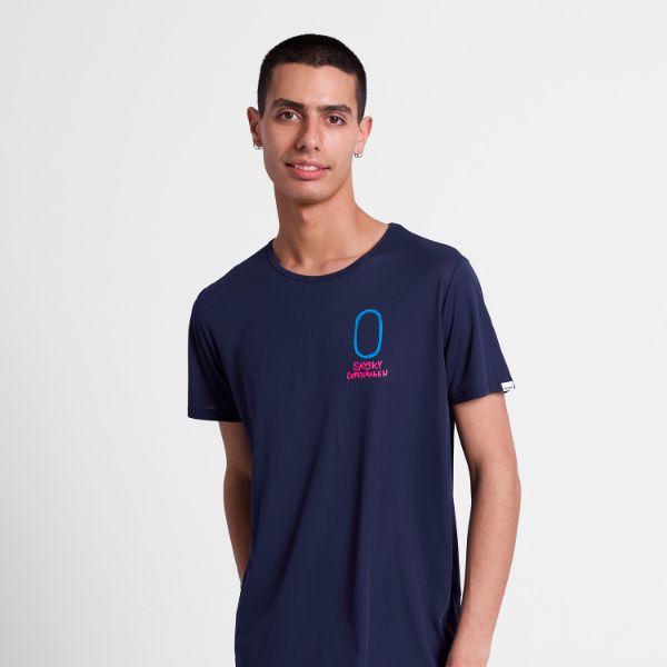 Saysky Statement Flow T-Shirt Blue